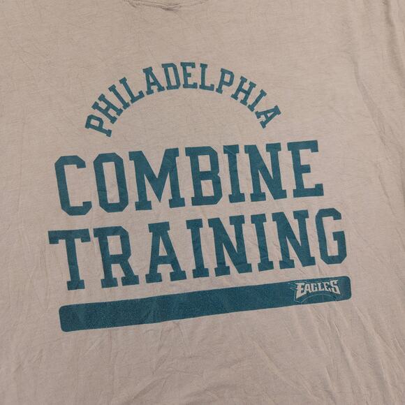 NFL Philadelphia Eagles Graphic Football T-Shirt Mens Size Medium M Gray - Picture 4 of 10